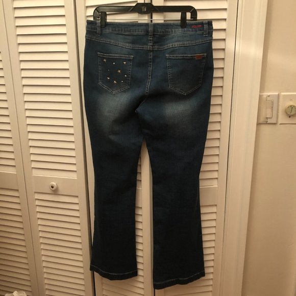 Peace Love World women studded jeans, flare, 14 - Picture 2 of 15